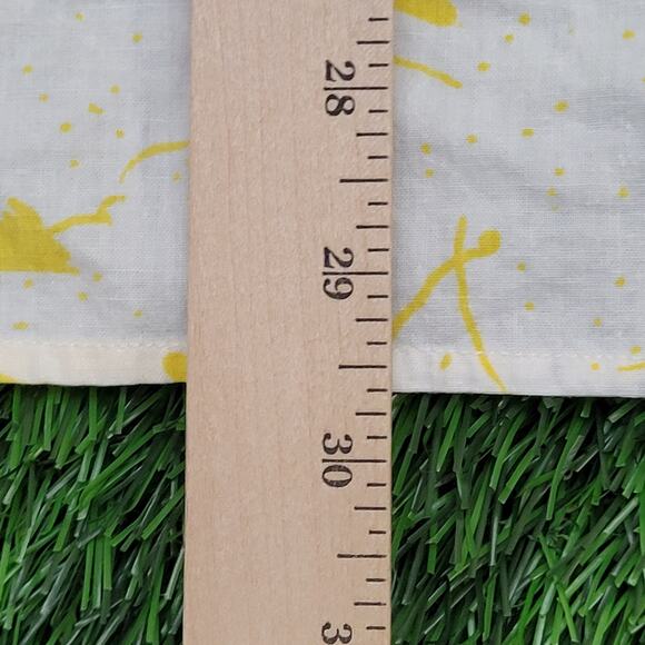 Vintage Abstract AOP Button Shirt Womens Medium 22x29 Y2K - Picture 5 of 11